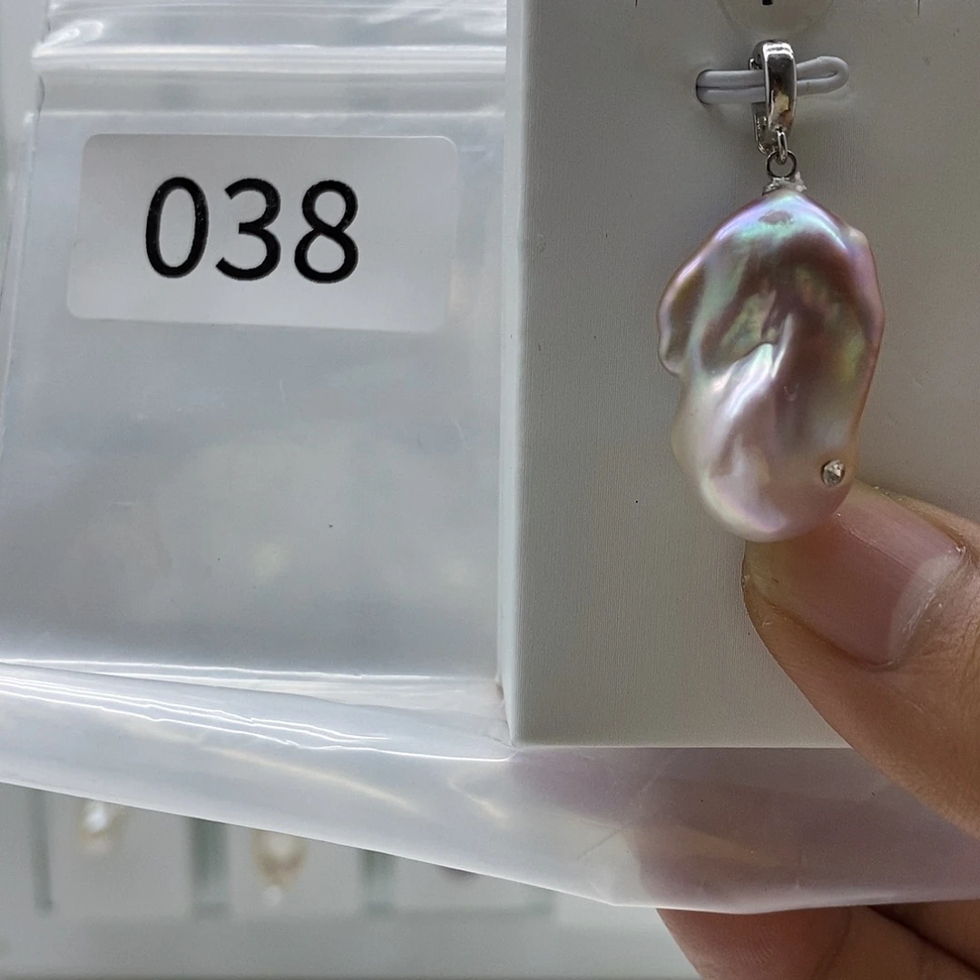 淡水珍珠巴洛克珍珠001合金