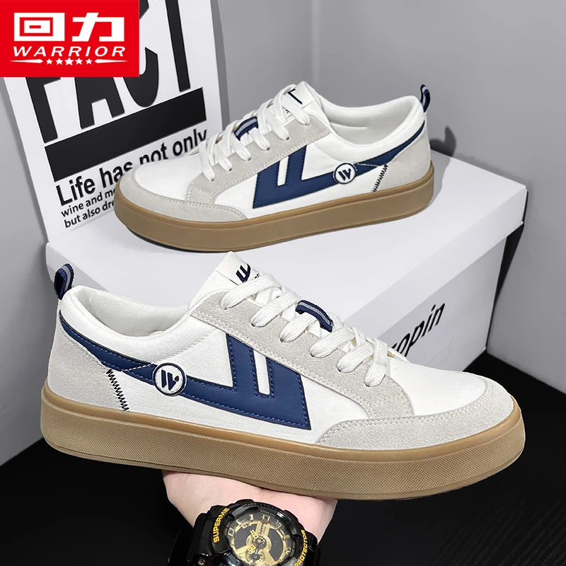 回力男鞋板鞋男款2025新款秋季男士复古帆布德训鞋潮流休闲鞋子男