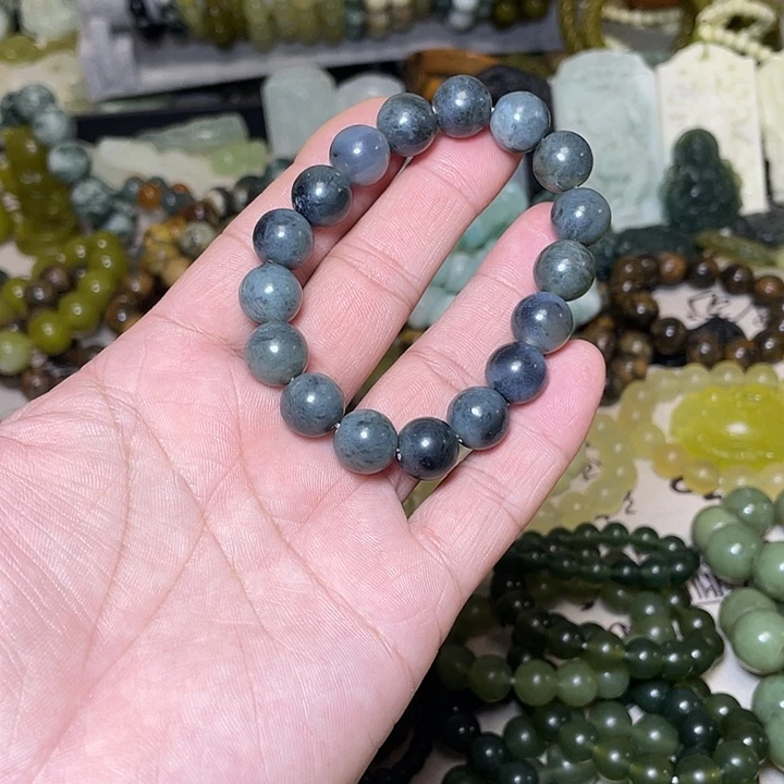 蛇纹石玉未镶嵌手链