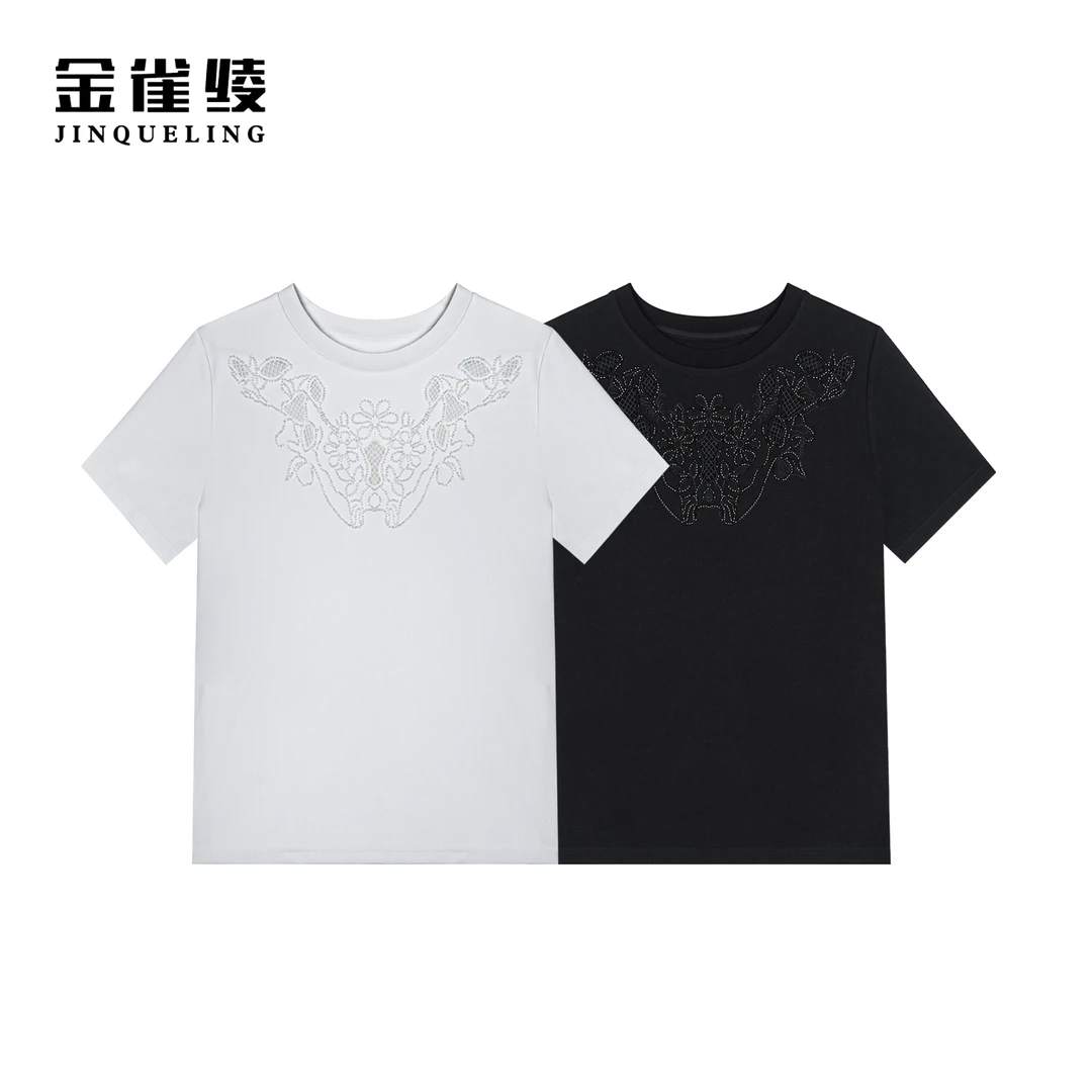 金雀绫【珠绣蝴蝶】轻奢时尚设计师重工艺款小衫SZ1S12