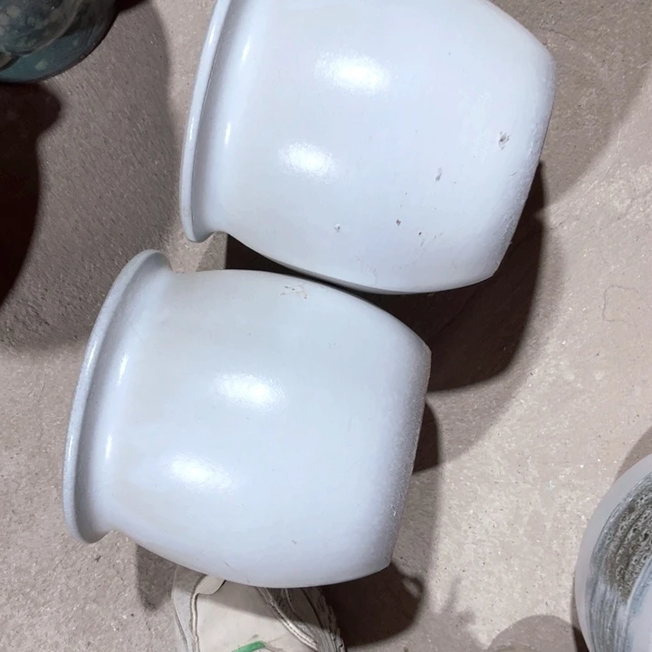紫砂花盆口径18高度18两只正品