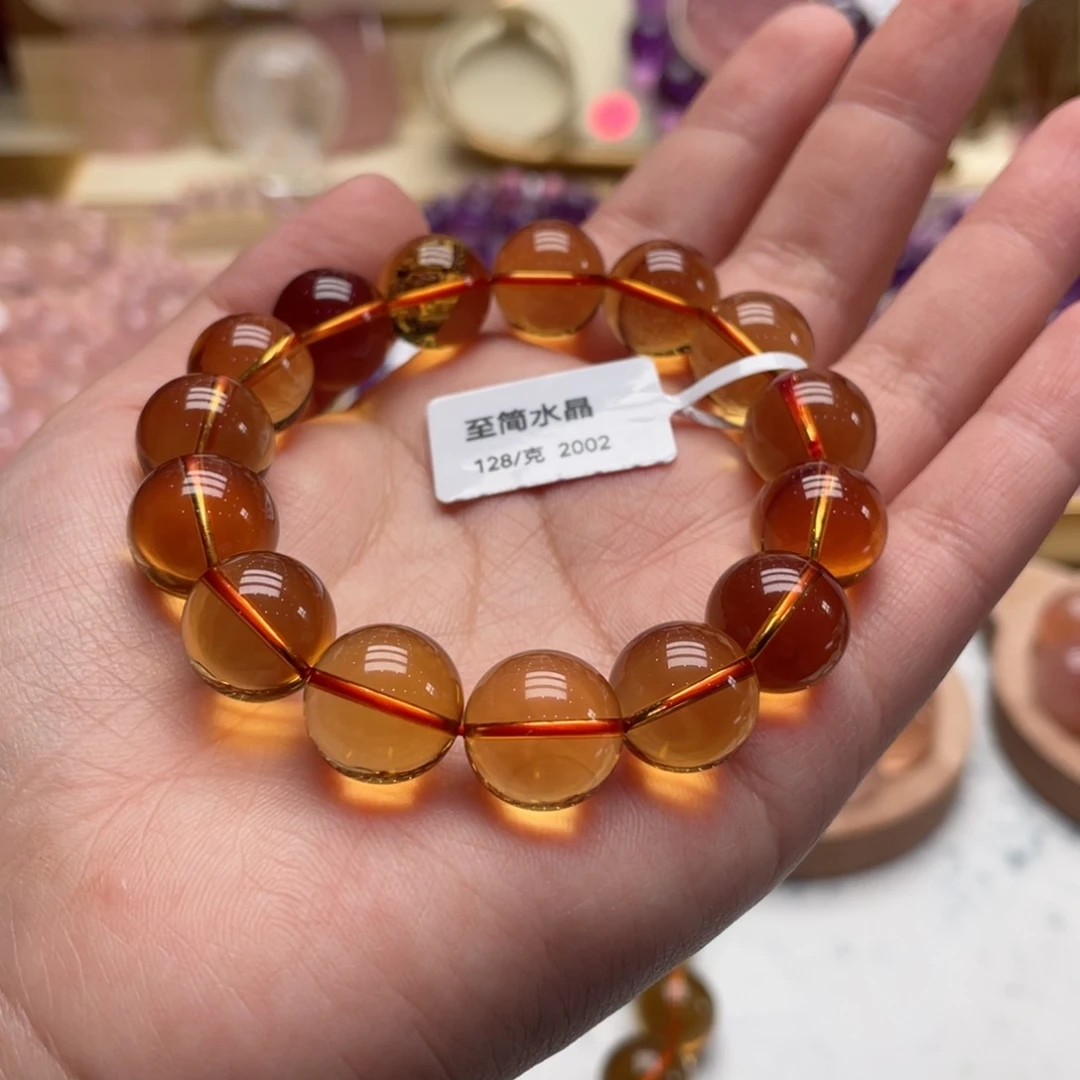 未镶嵌手链水晶柠****爱定制