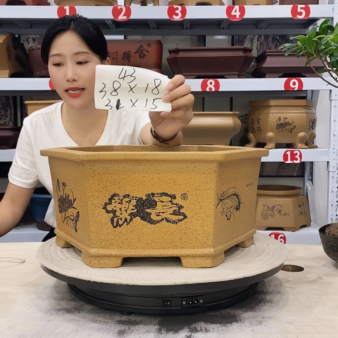 紫砂花盆紫砂花盆
