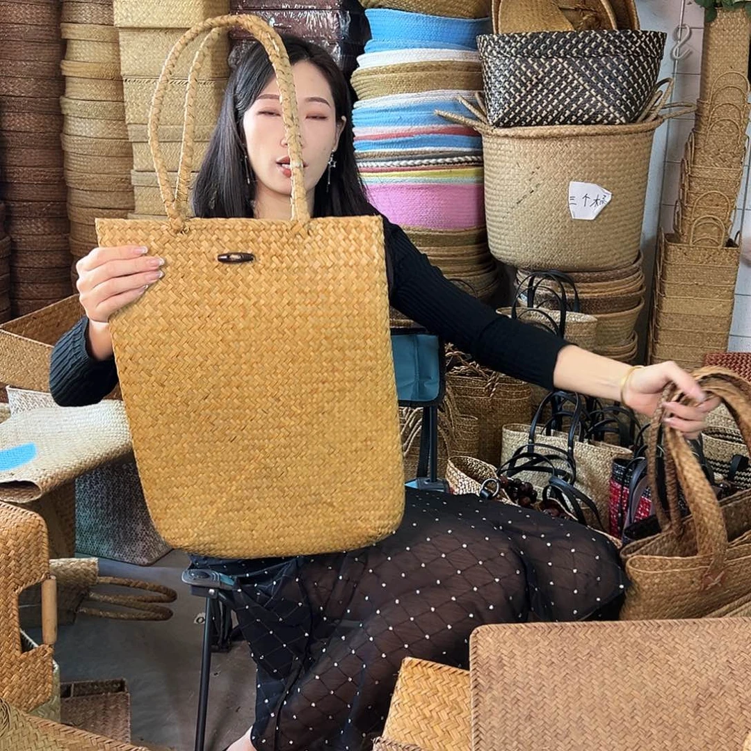 草编草编包/草编收纳盒微瑕疵