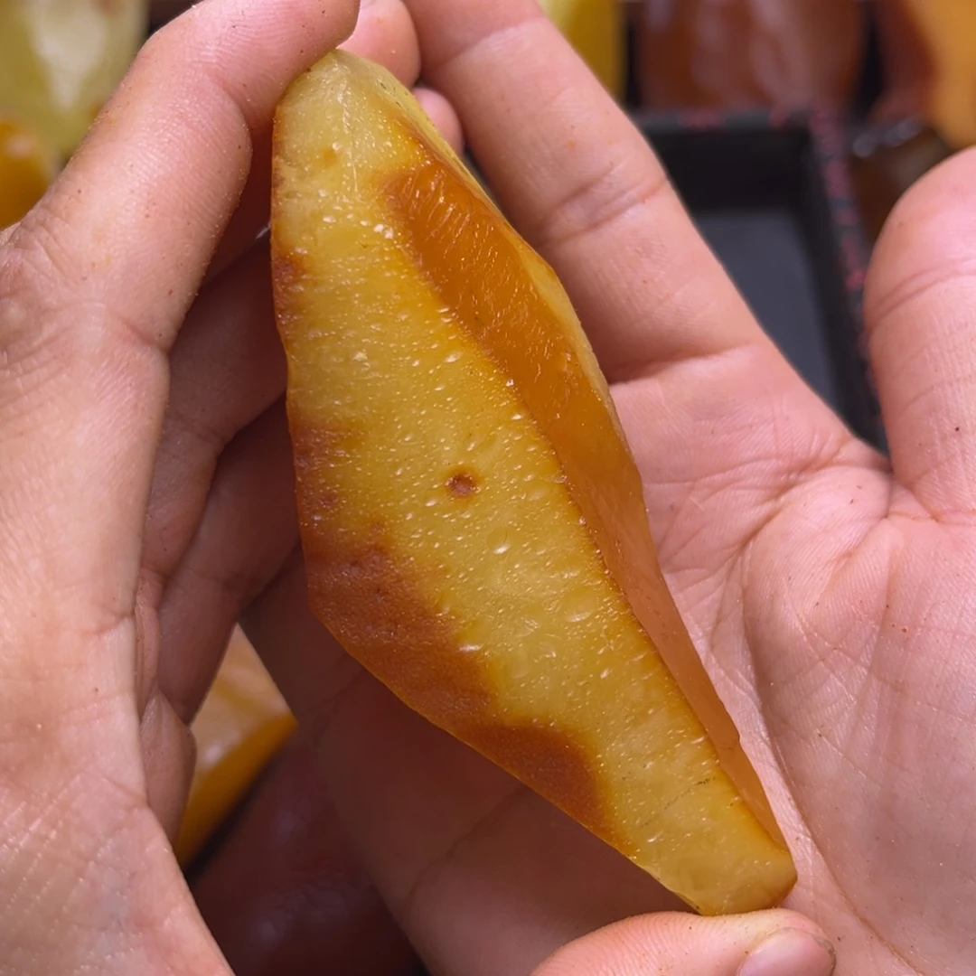 定制琥珀未镶嵌琥珀蜜蜡原石定制