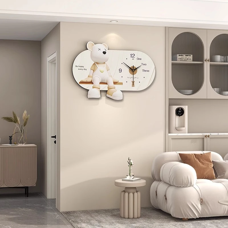 新款简约客厅挂钟现代家用钟表时尚装饰挂表网红创意时钟挂墙挂的