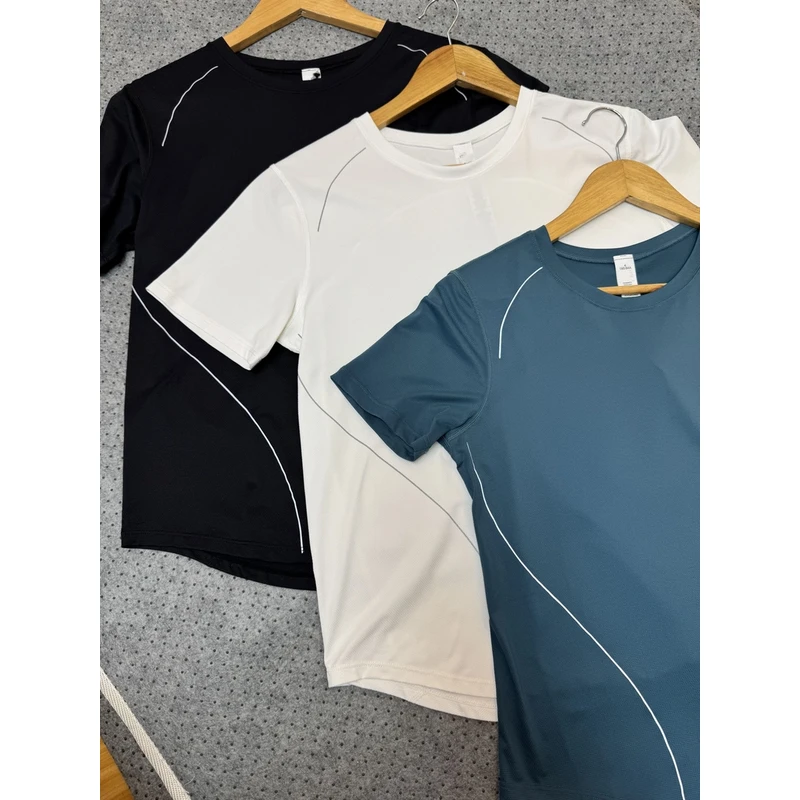 lulu的大仓四色网速干休闲运动短袖