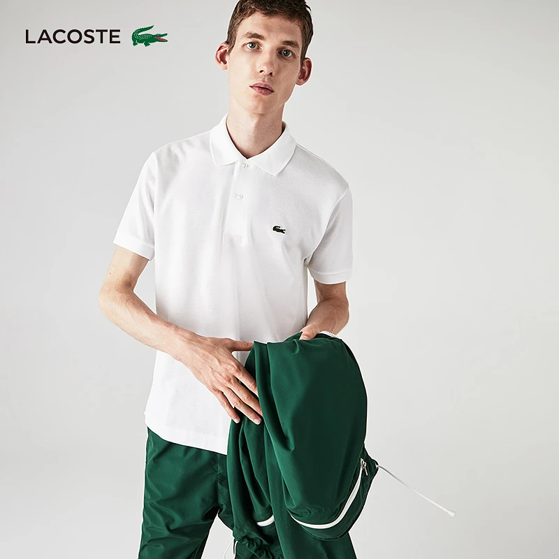 【王一博同款】LACOSTE法国鳄鱼男装纯棉短袖T恤多色POLO衫|L1212