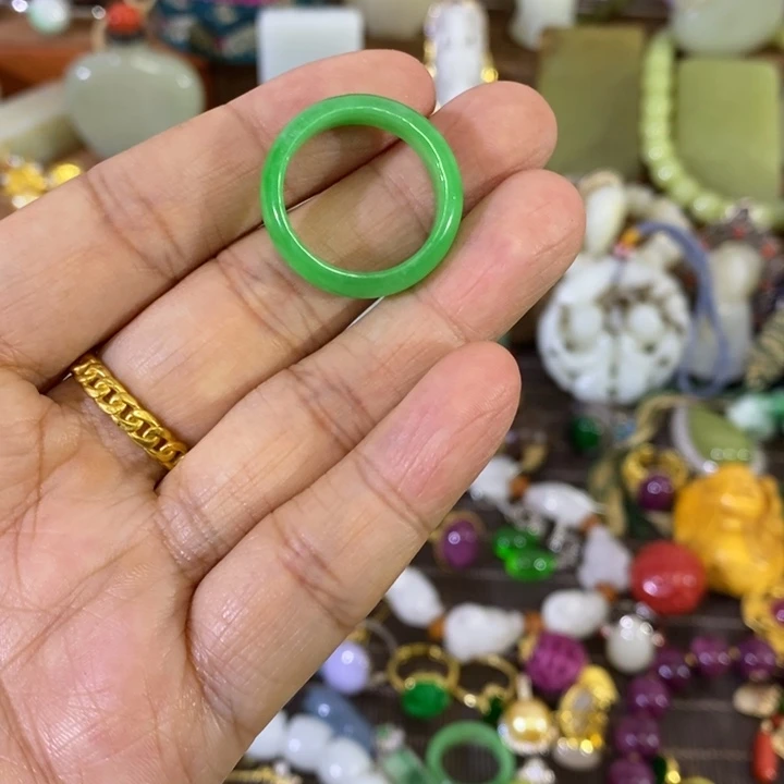 翡翠未镶嵌戒指精品精品精品精品