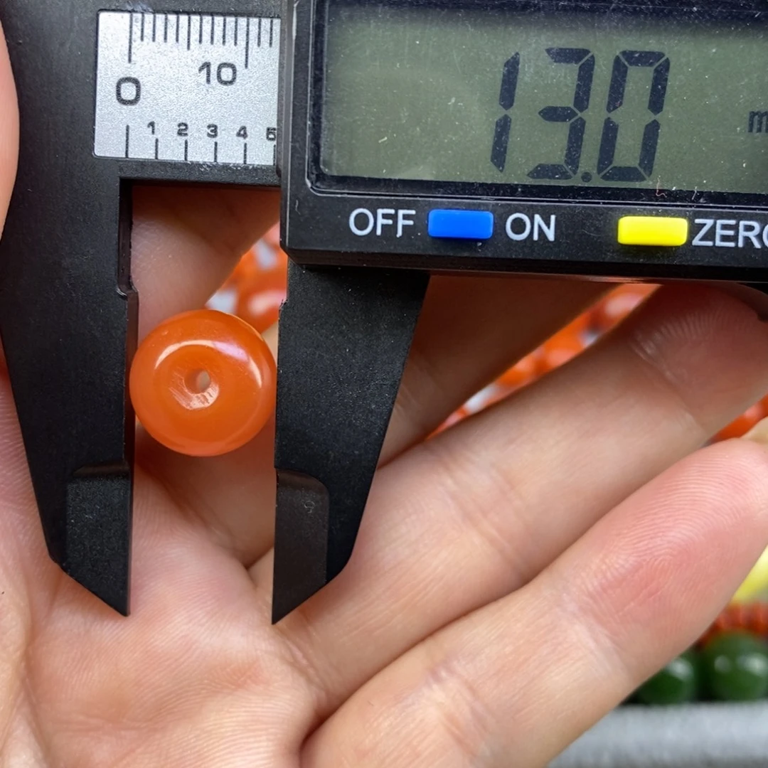 南红玛瑙未镶嵌单珠13mm