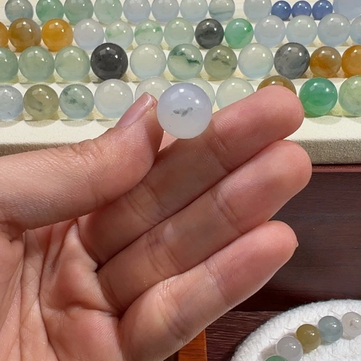 翡翠散珠天然缅甸翡翠A货12.6