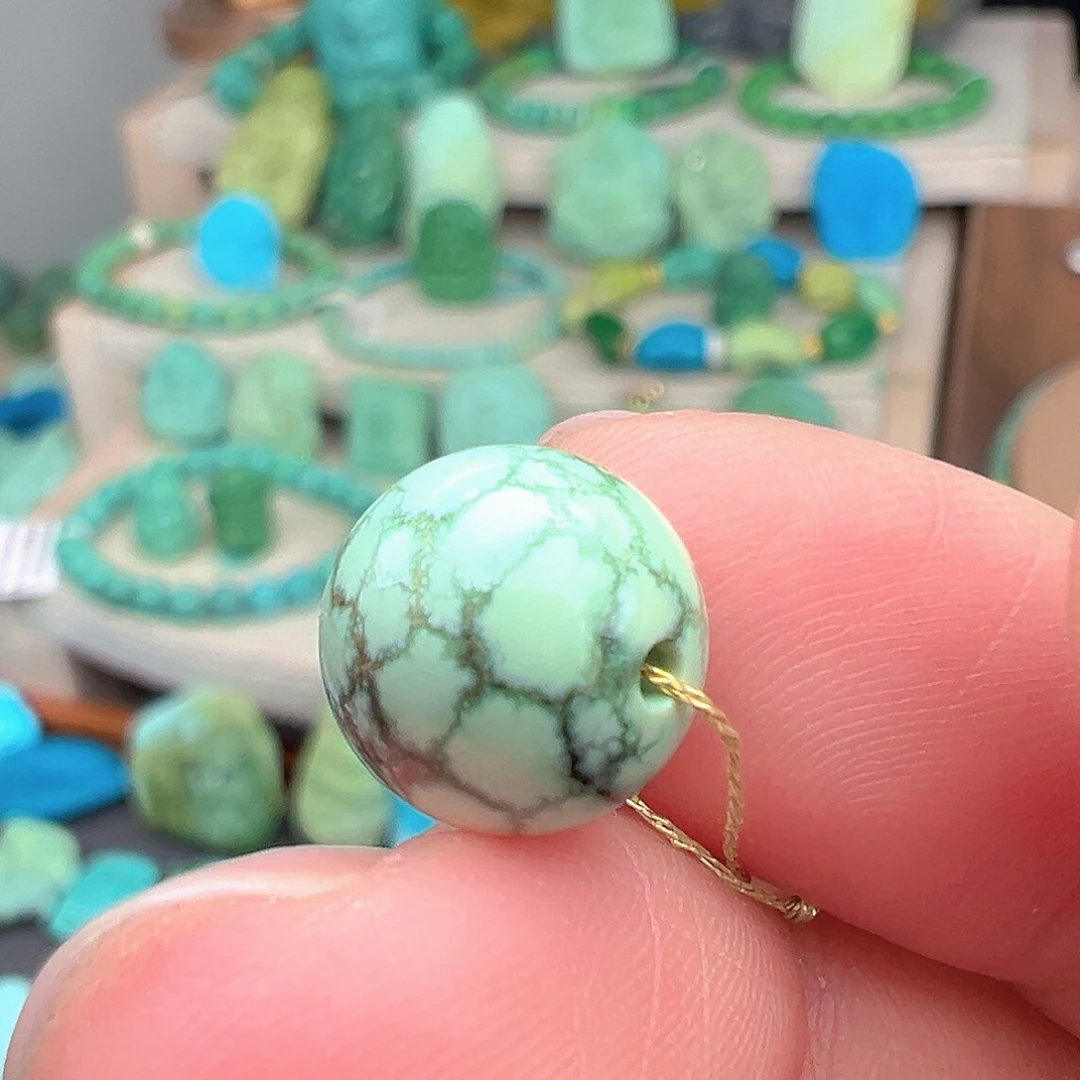 绿松石未镶嵌主播万珍