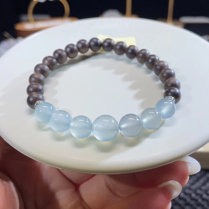 翡翠未镶嵌吊坠(不含链)翡翠天空蓝手串