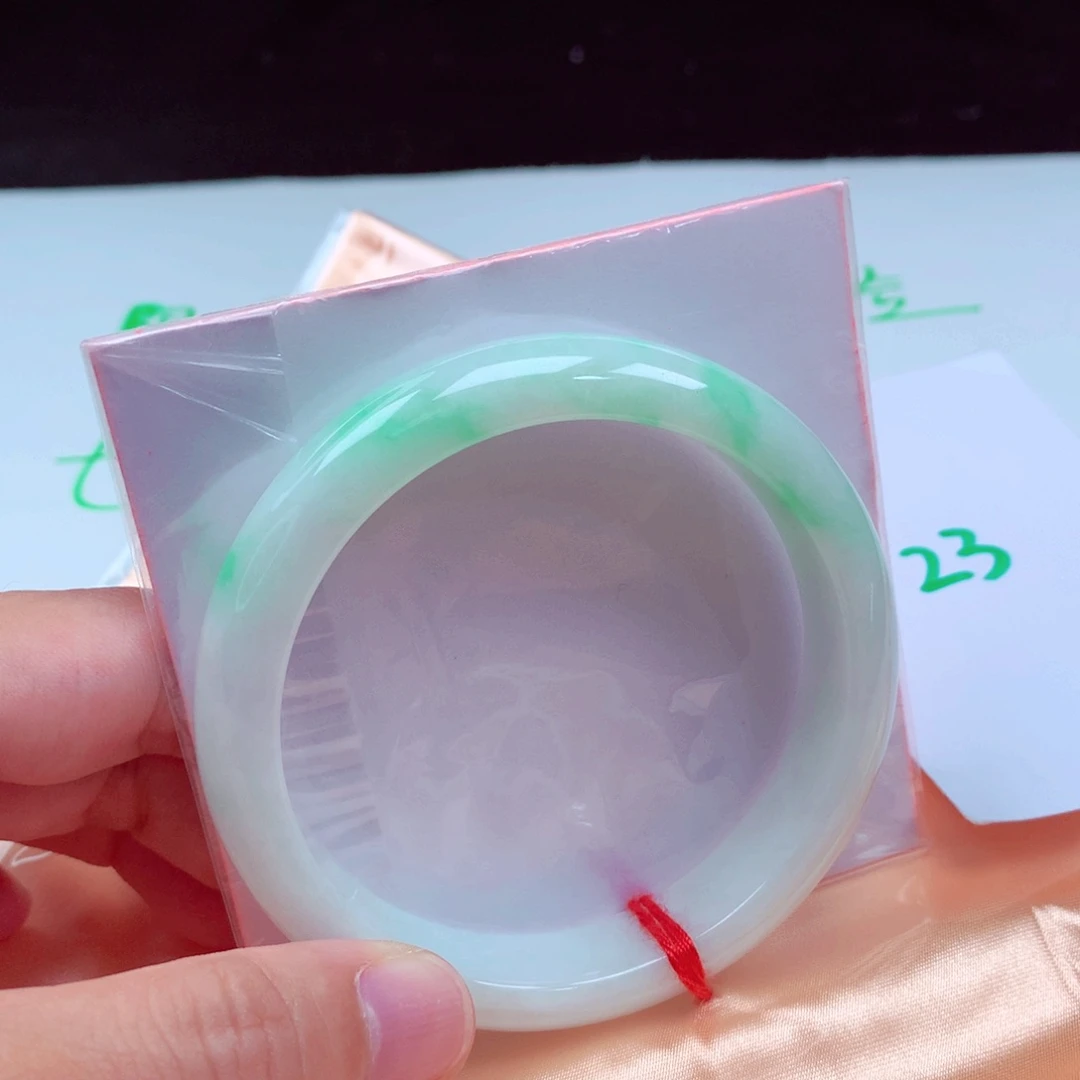 未镶嵌手镯翡翠缅甸天然A货翡翠手镯59.3