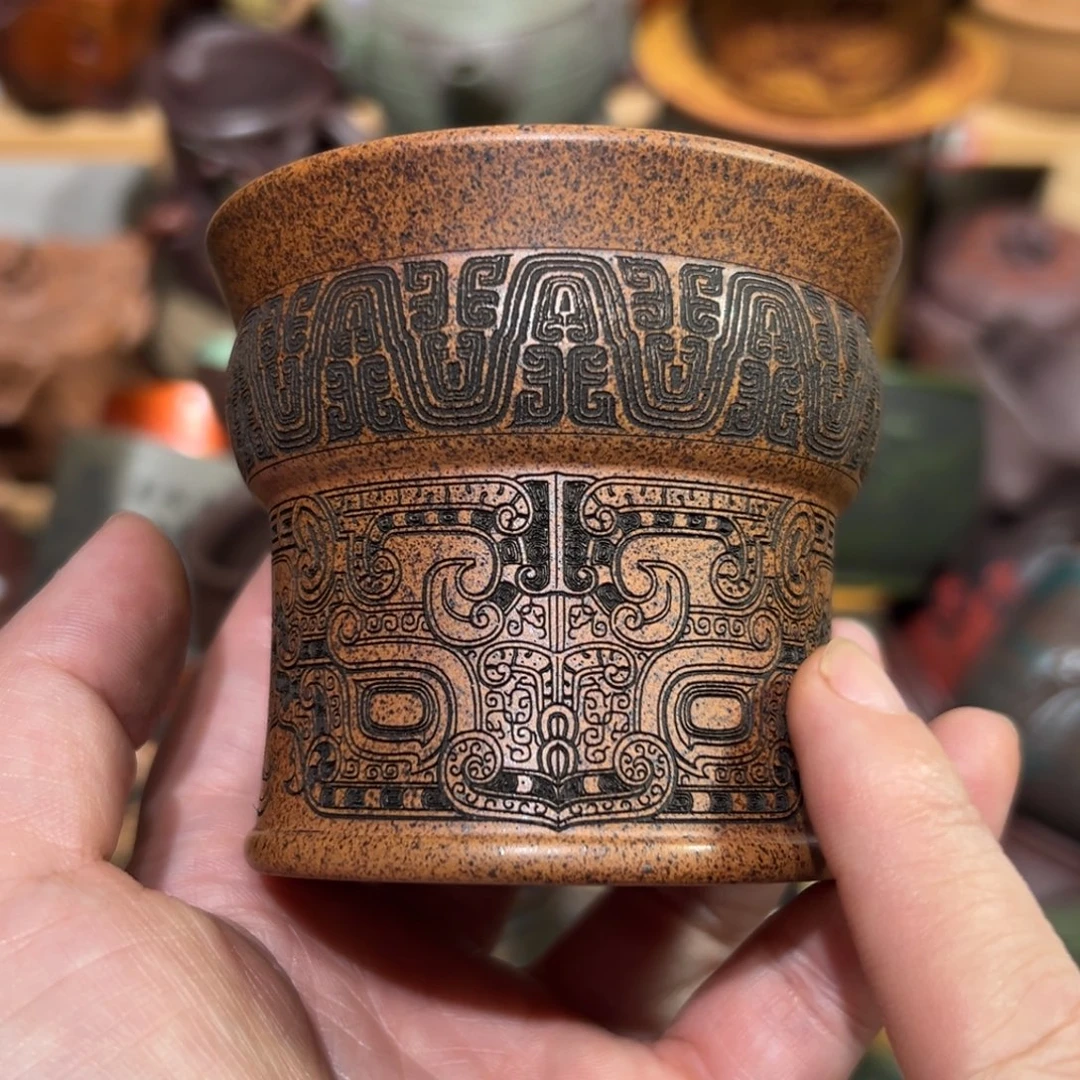 茶杯紫砂宜兴紫砂主人杯