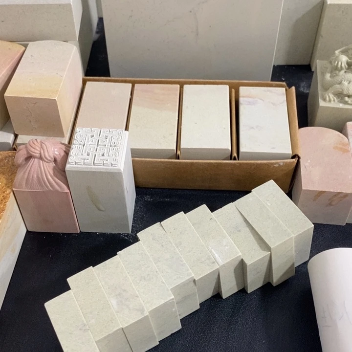 青田石文*新矿印石2.5的30方配盒子