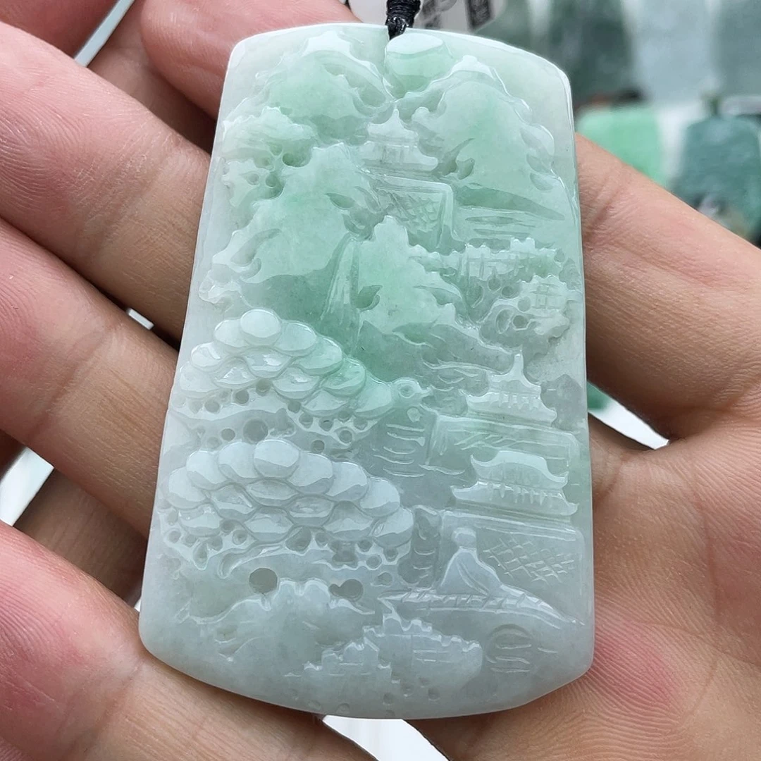 颈饰未镶嵌翡翠翡翠