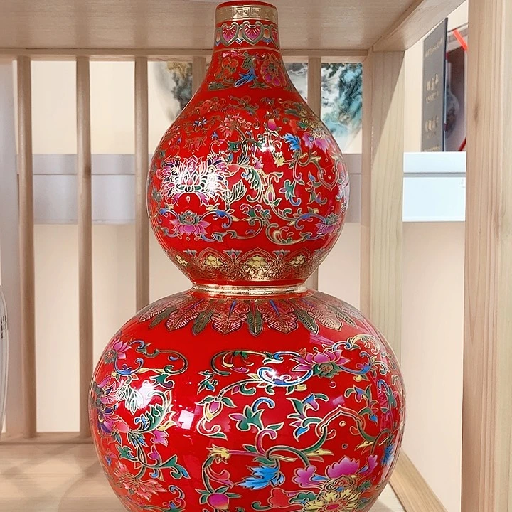 摆件风**人景德镇陶瓷花瓶1