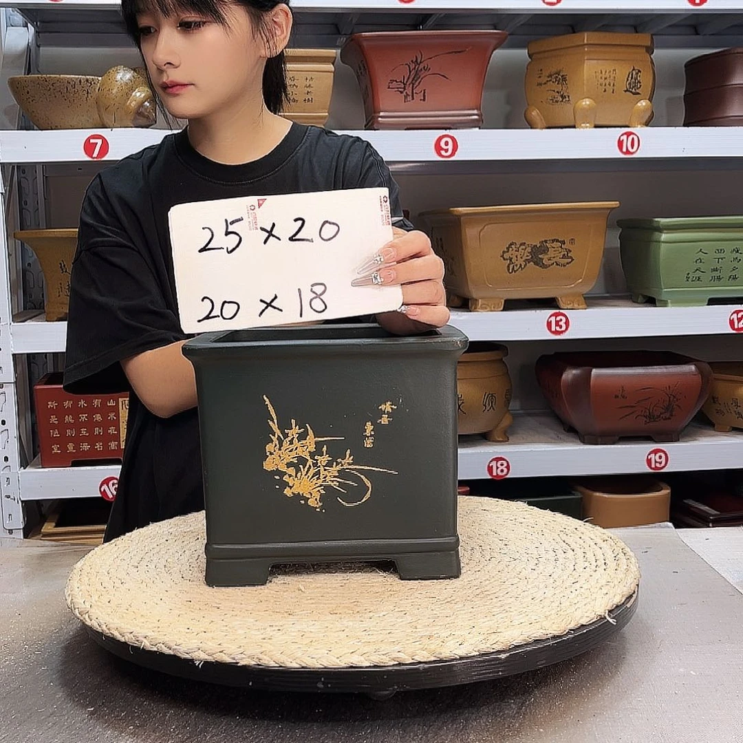 紫砂花盆紫砂花盆