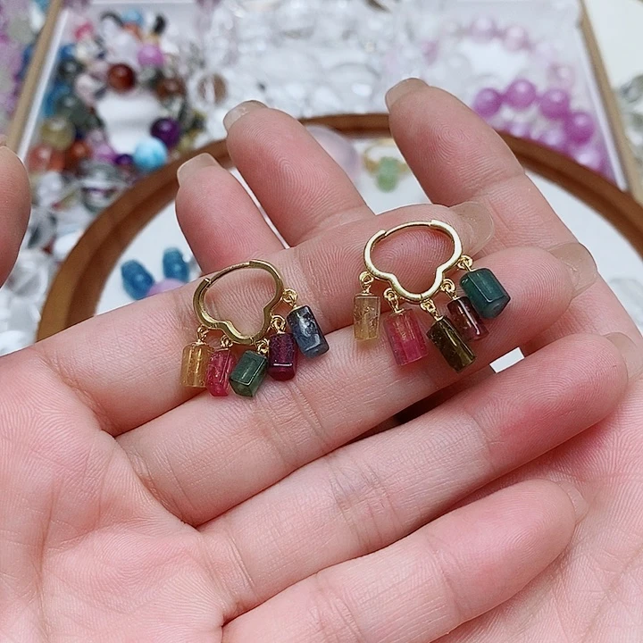 爱***耳饰未镶嵌碧玺27