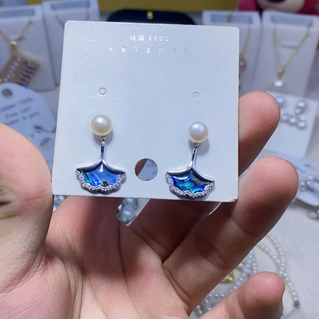 未镶嵌淡水珍珠耳饰