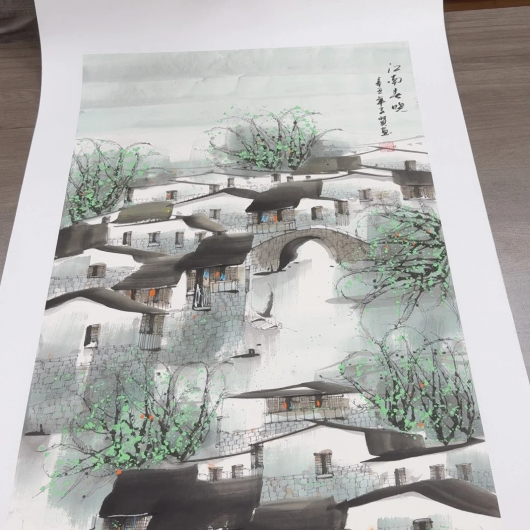 国画国风手绘国画