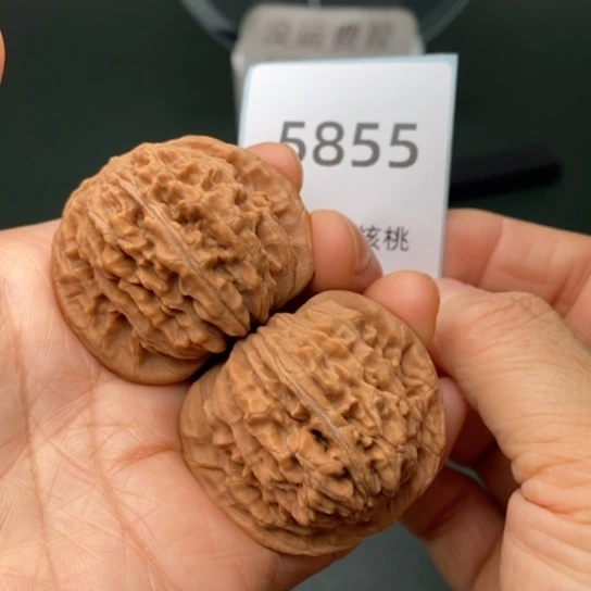 把件文玩核桃42四座楼5855