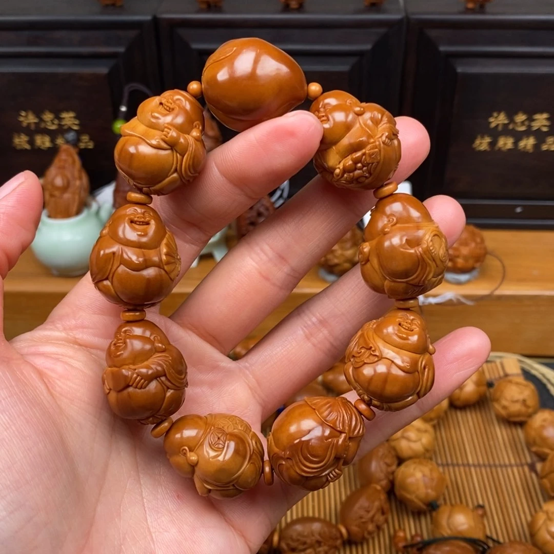 橄榄核手串许静健老师小沙弥