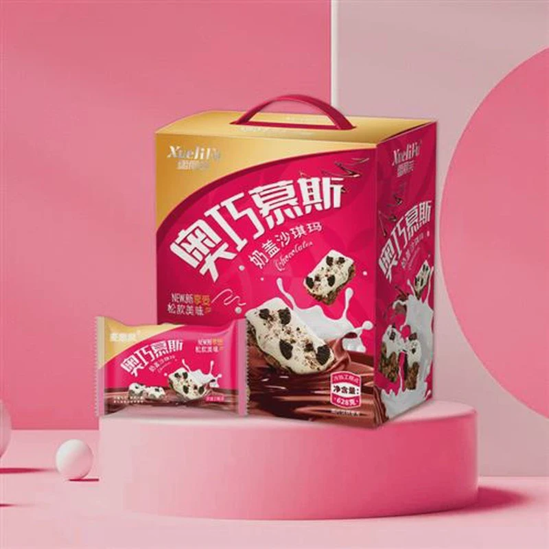 麦思凯奶盖巧克力香浓奥巧慕斯礼盒装散装休闲食品
