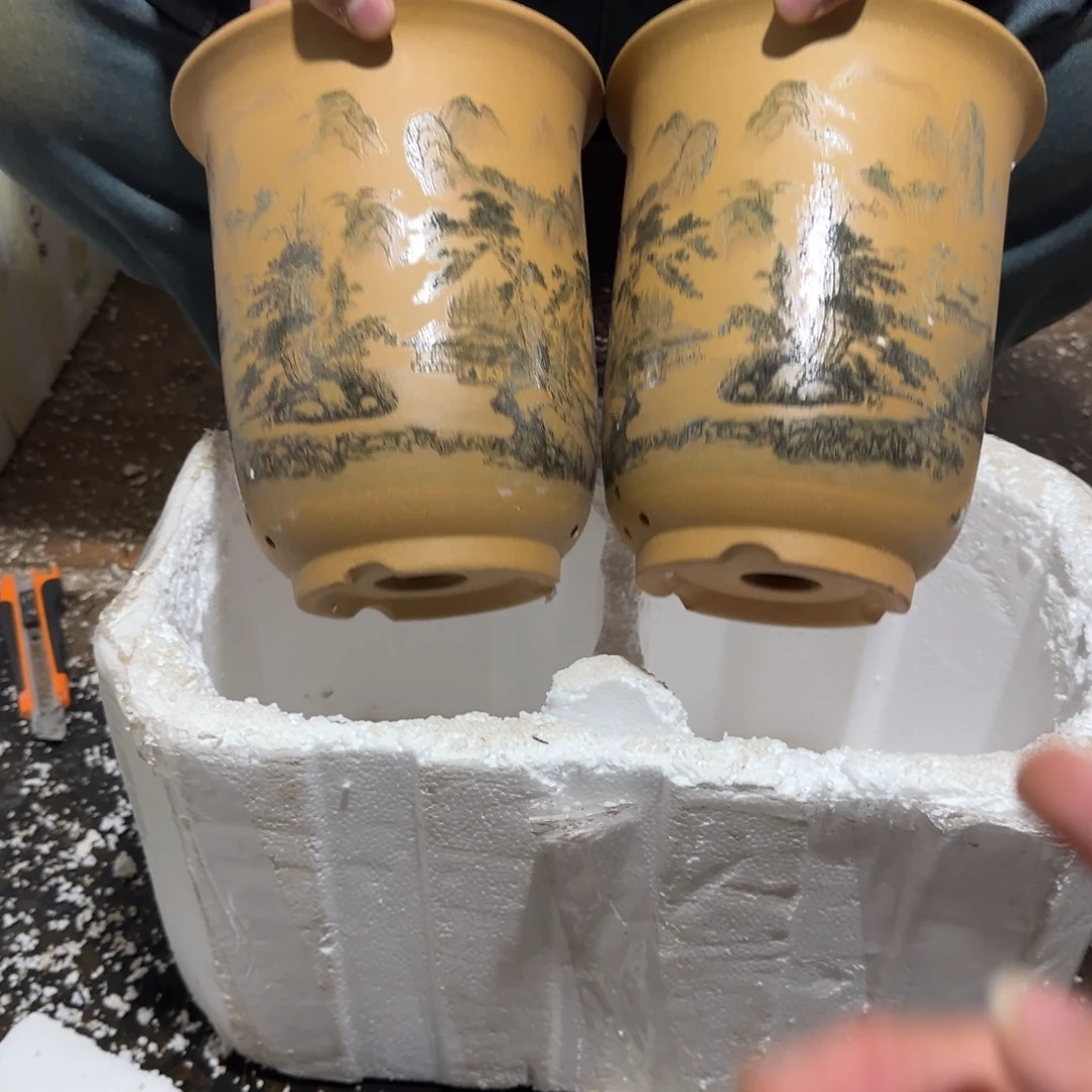 紫砂花盆瑕疵和瑕疵