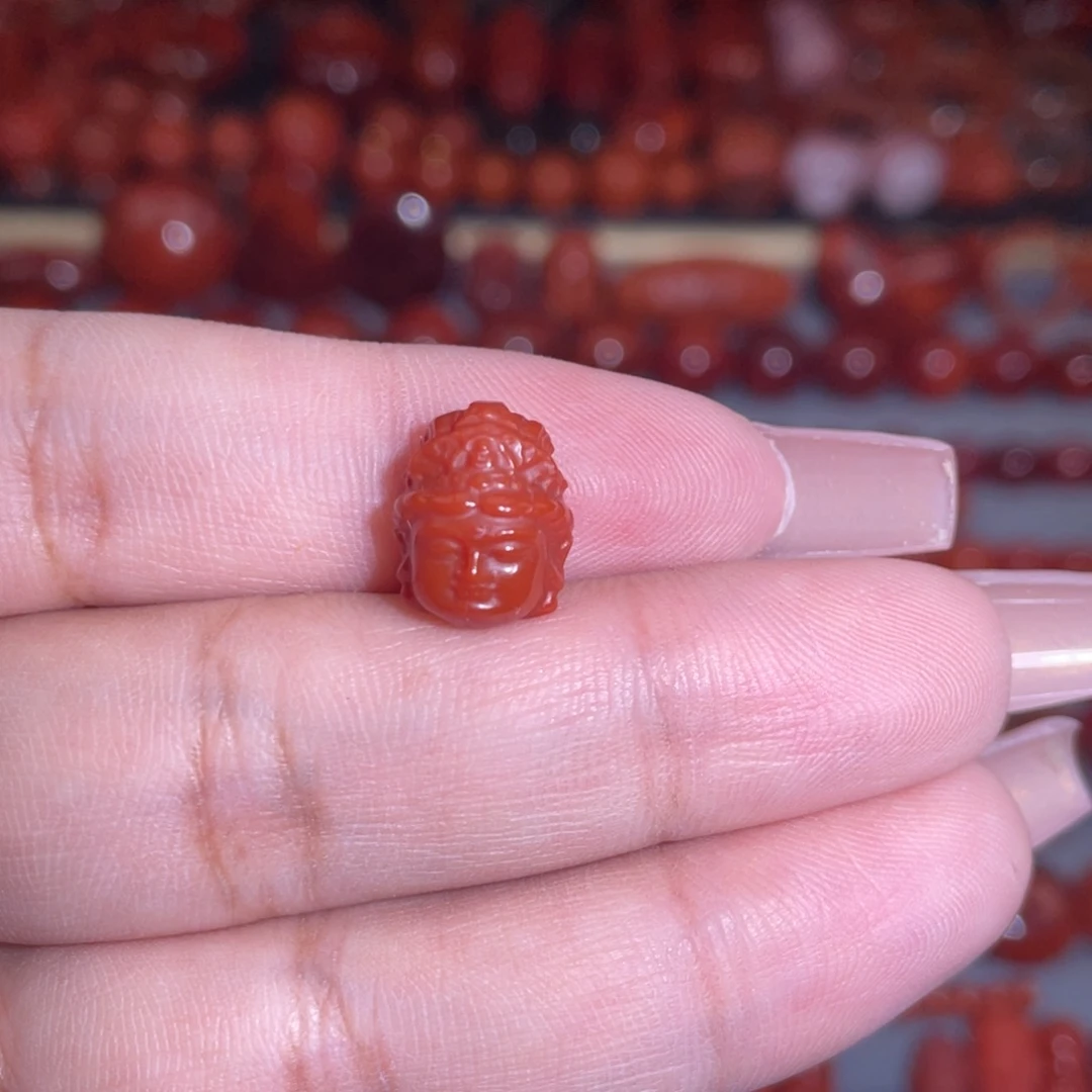 南红玛瑙未镶嵌观音