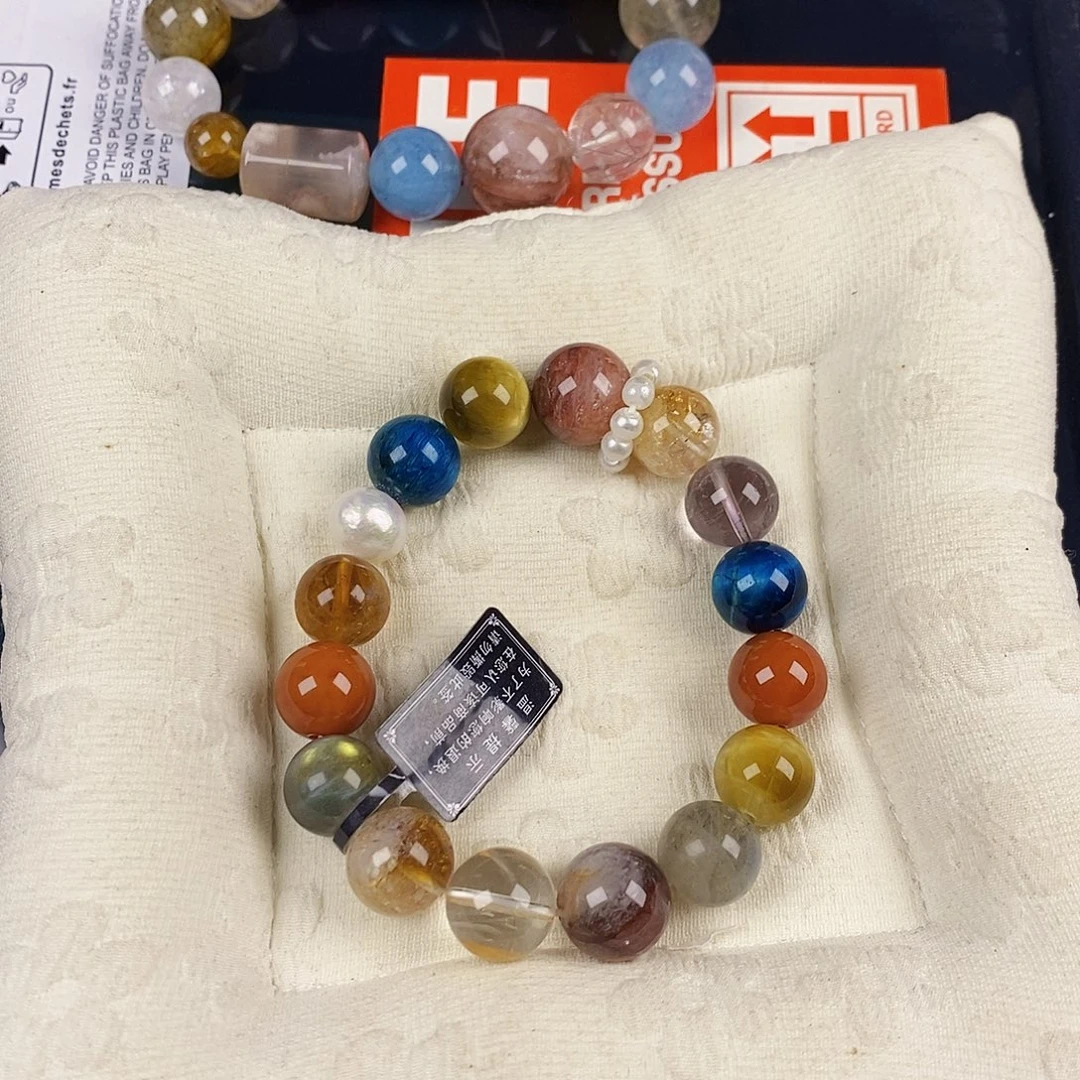 水晶银S925镶嵌手链