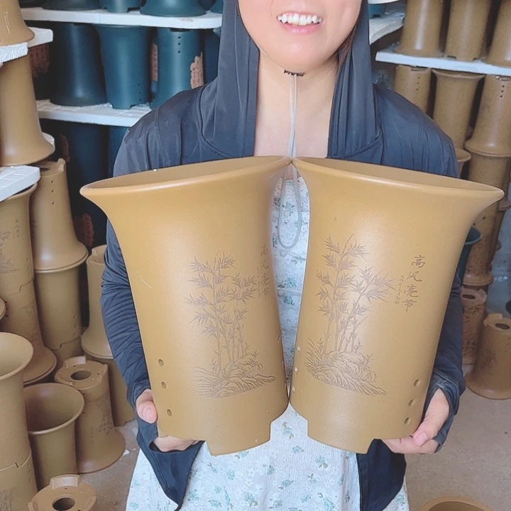 紫砂花盆宜兴紫砂精品花盆
