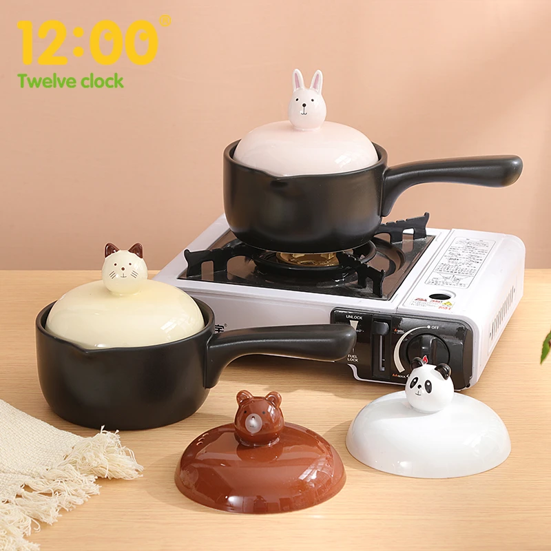 宝宝辅食锅砂锅煲锅家用奶锅石锅拌饭米线煲仔饭耐高温煤气灶专用