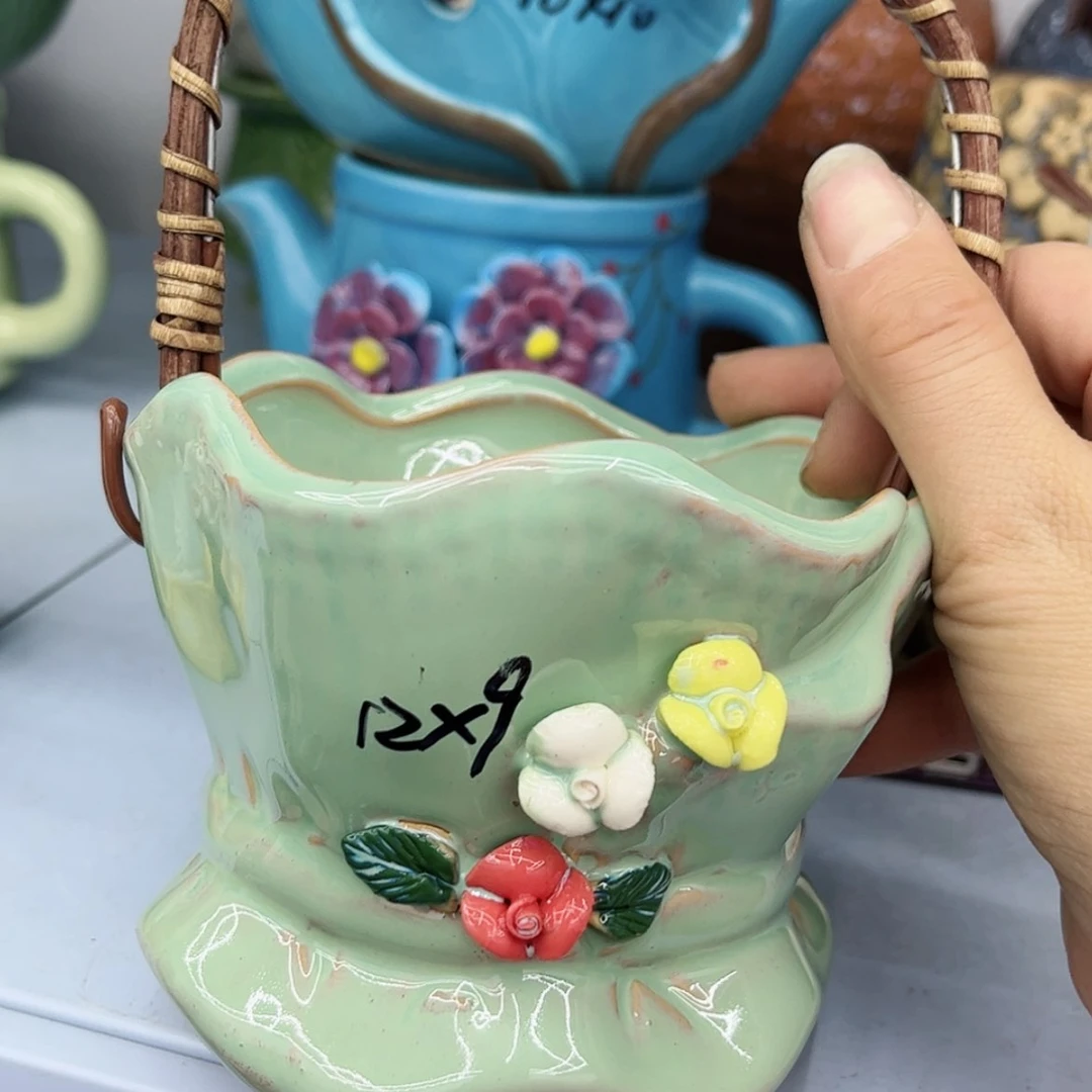 【闪购商品】陶瓷多肉绿植陶瓷花盆