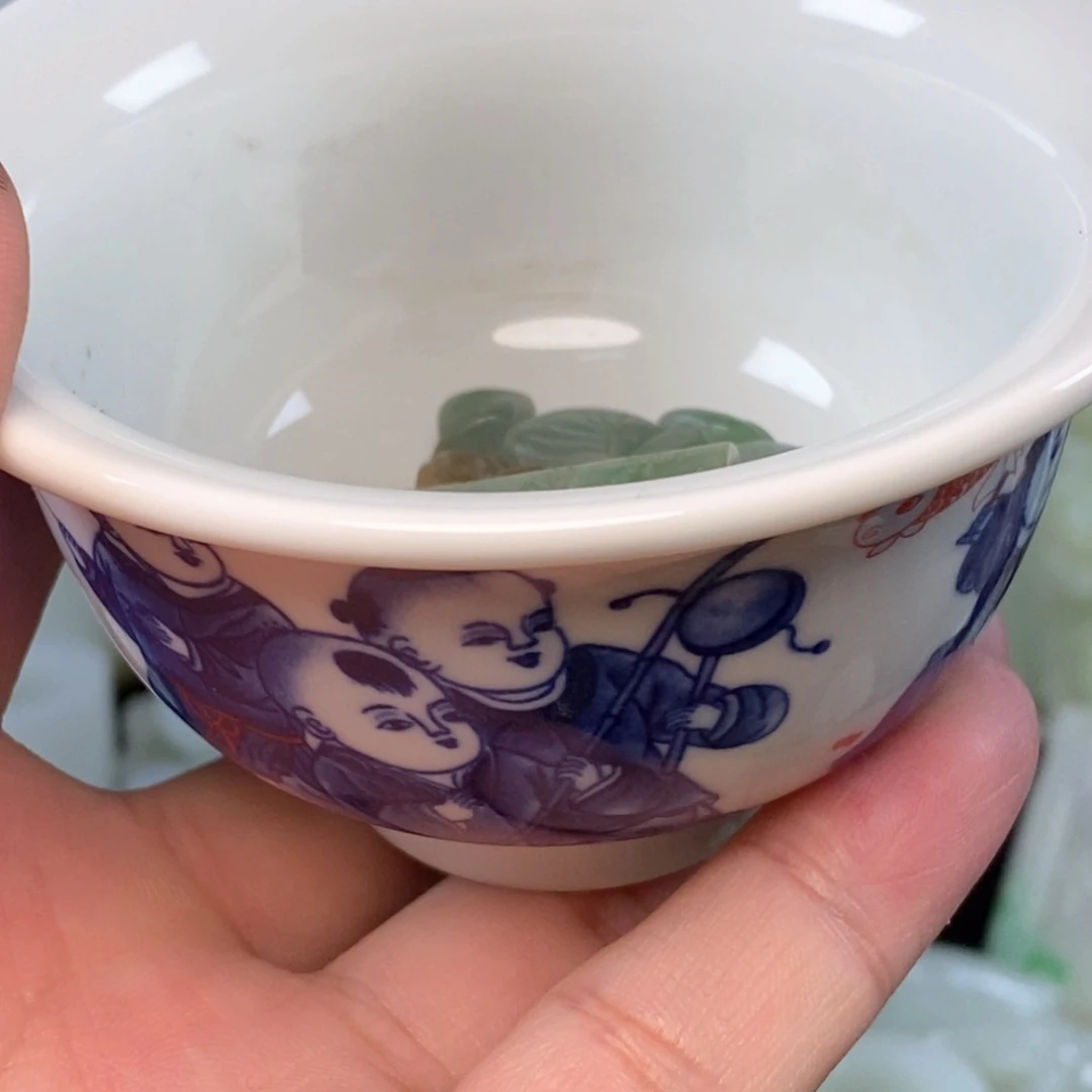 遇***缘青花瓷茶杯一个小时了