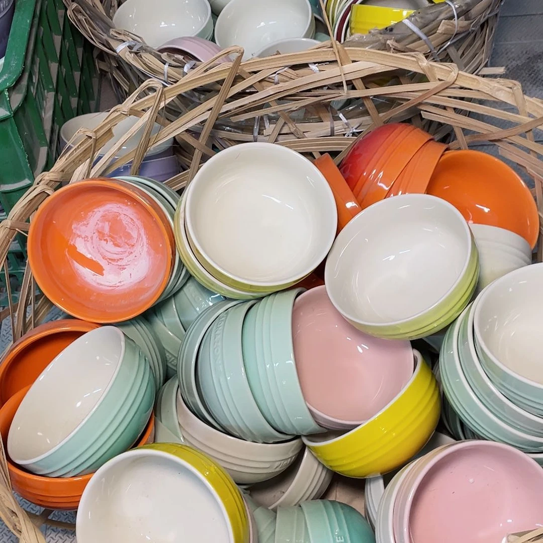 陶微瑕陶瓷餐具家用 随机八个装
