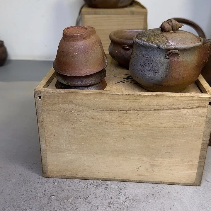 奶***茶备前烧作品备前烧作品