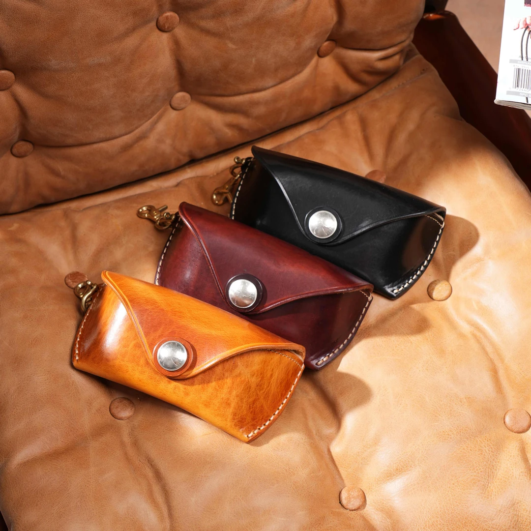 制道手工皮具重工眼镜盒收纳10211