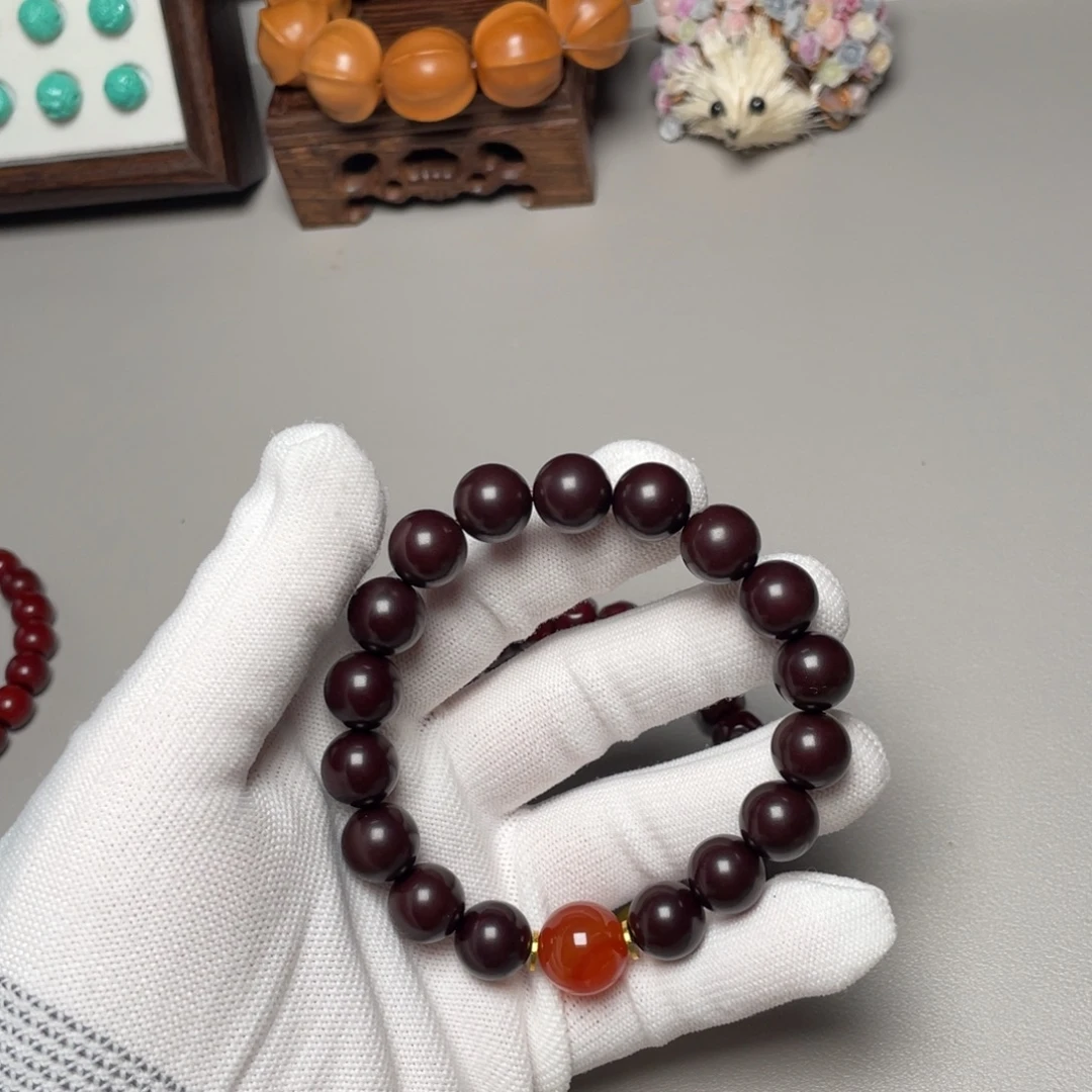 猴头核桃手串光珠看好拍不退换