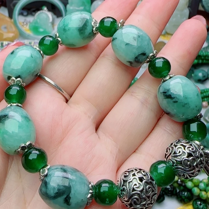 颈饰未镶嵌翡翠天然A货43