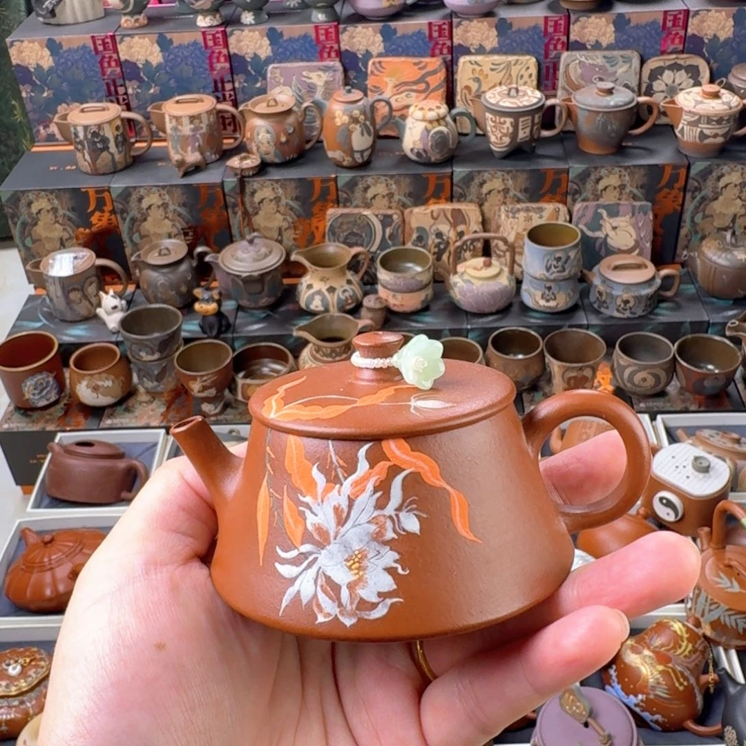 茶壶紫砂110cc原矿精工半手