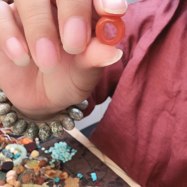 南红玛瑙手链未镶嵌