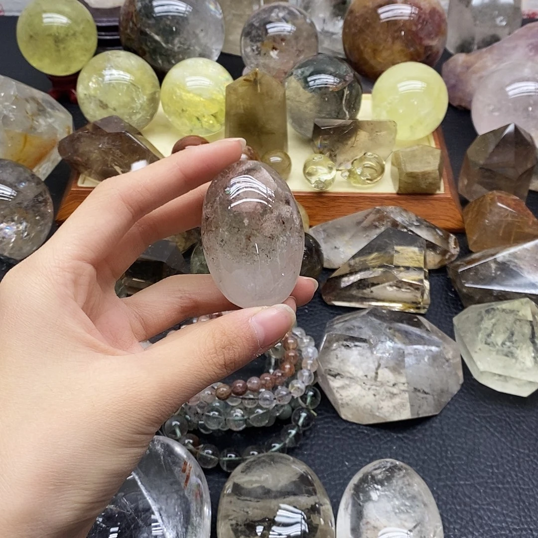 水晶未镶嵌珠宝半成品82水晶石