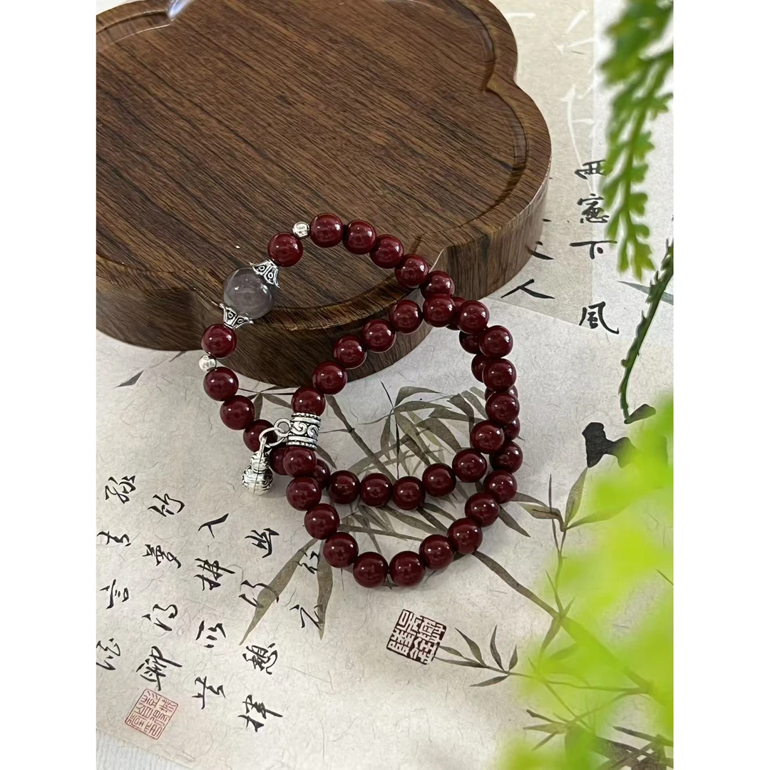 含辰砂工艺品精美手串（无礼盒）1002