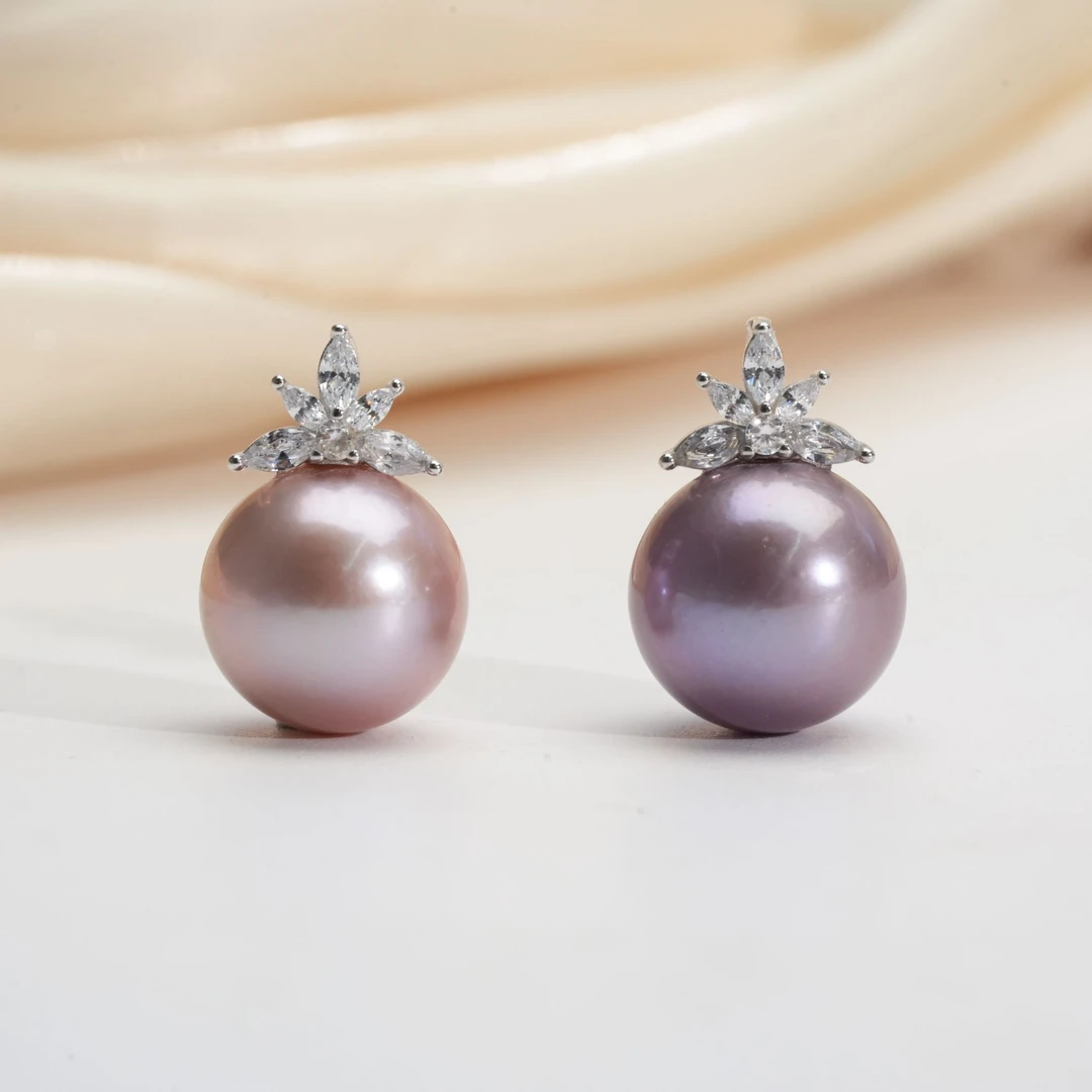 【小北珠宝】S925银淡水珍珠吊坠约13mm【多样性发一件】3-BH15X610