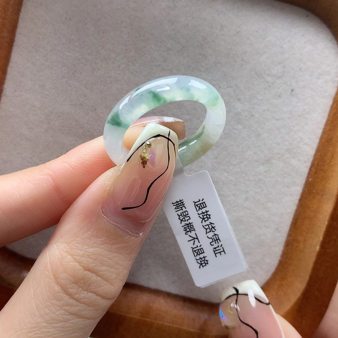 翡翠未镶嵌戒指天然翡翠17号