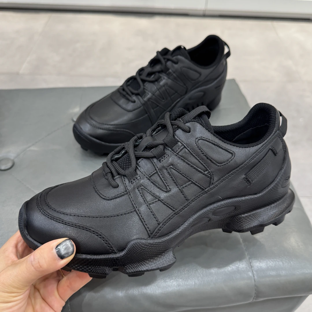 Wolf Ears广州狼耳新款踪迹头层牛皮男女款休闲健步鞋