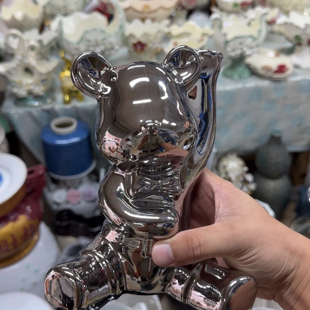 瓷片陶瓷工艺花瓶摆件
