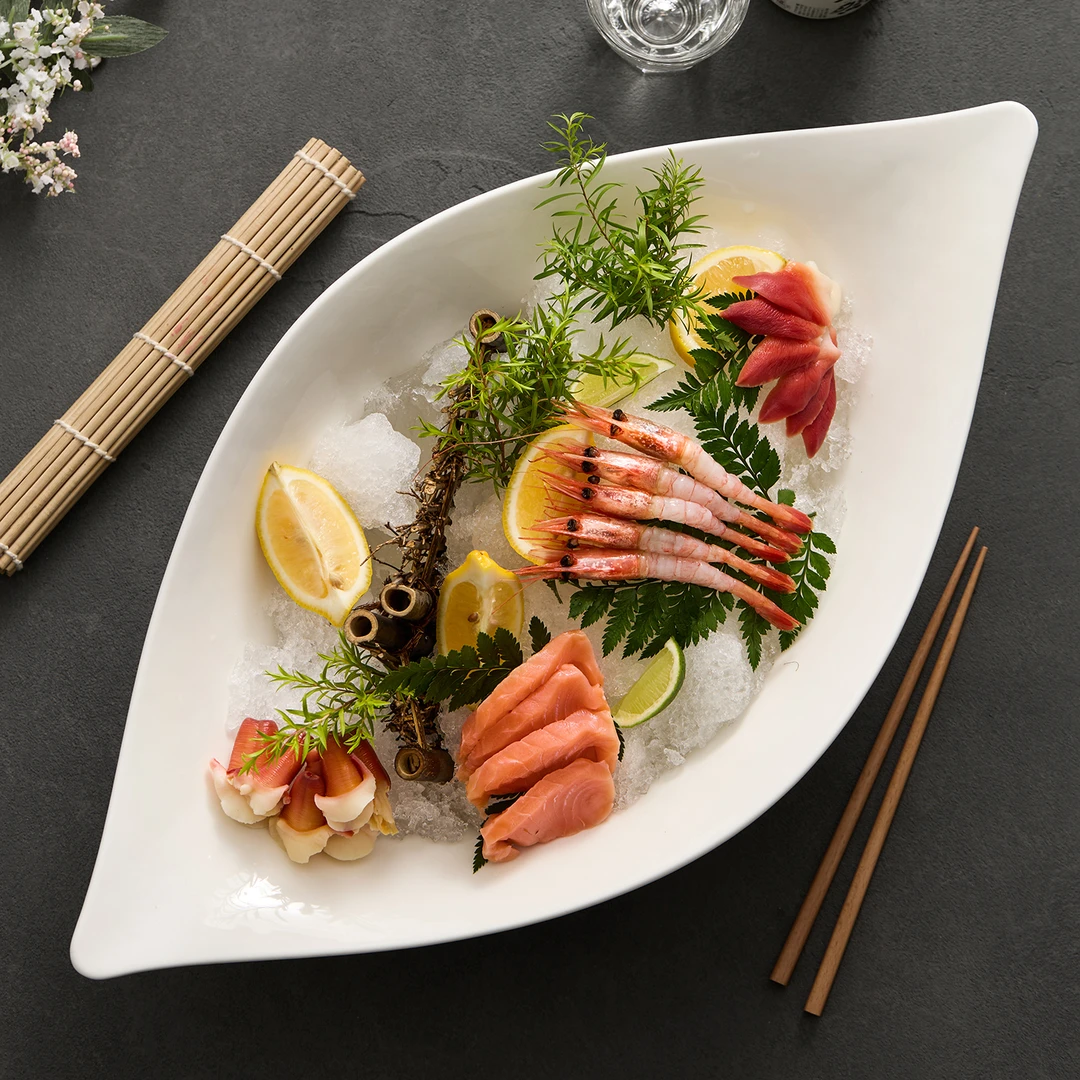 陶瓷餐具2025新款特别好看的高级感精致好看的创意异形盘子刺身盘